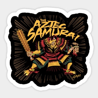 Eagle Warrior Aztec Samurai vDark Sticker